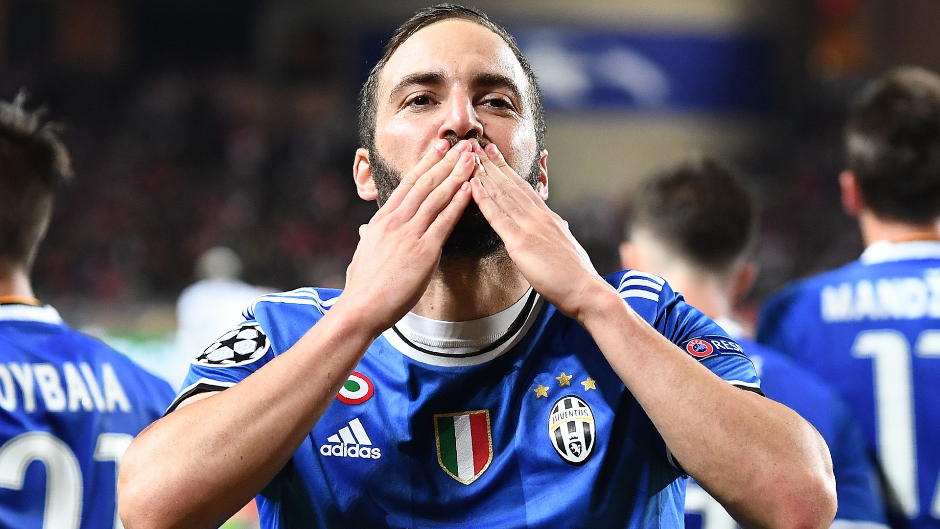 Gonzalo Higuain Monaco Juventus Champions League