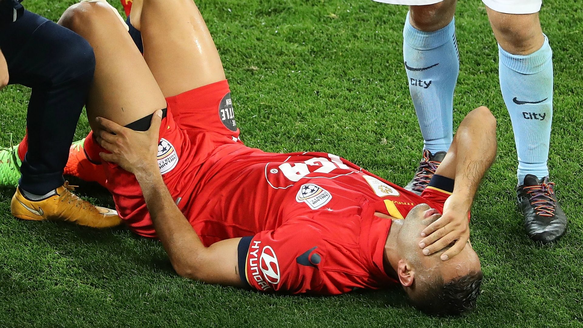 Tarek Elrich Melbourne City v Adelaide United A-League 07042017