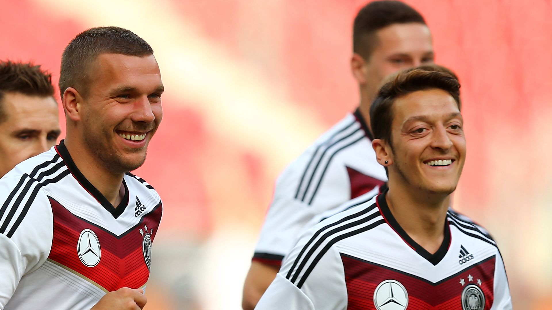 Lukas Podolski Mesut Özil Germany Deutschland 06052014
