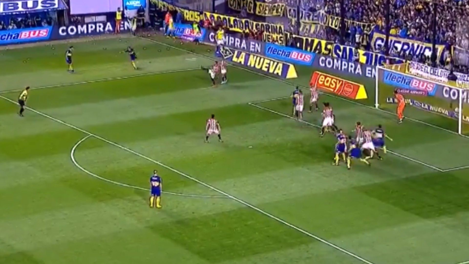 Captura TV Boca Estudiantes Superliga 150919