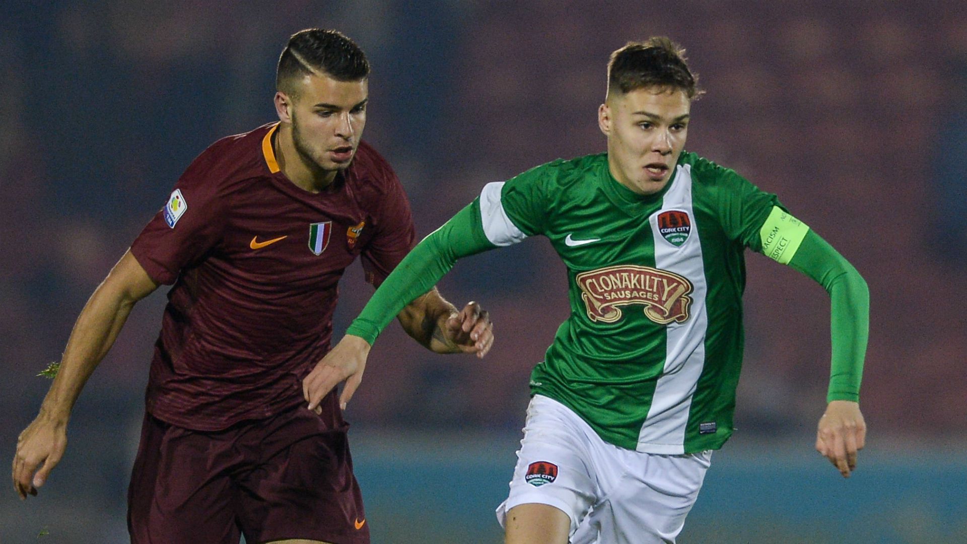 Marco Tumminello Roma Cian Coleman Cork City 02112016