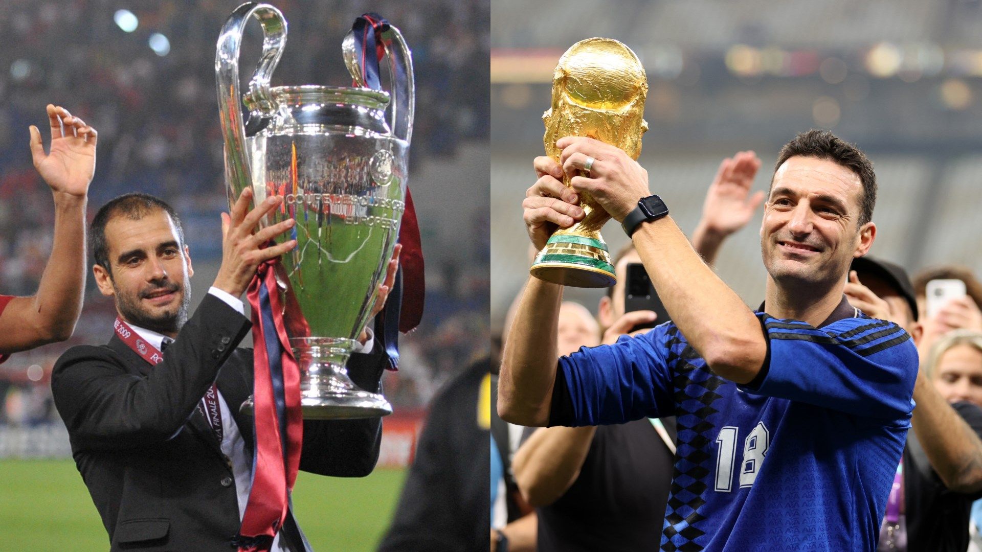 Guardiola 2009 Scaloni 2022