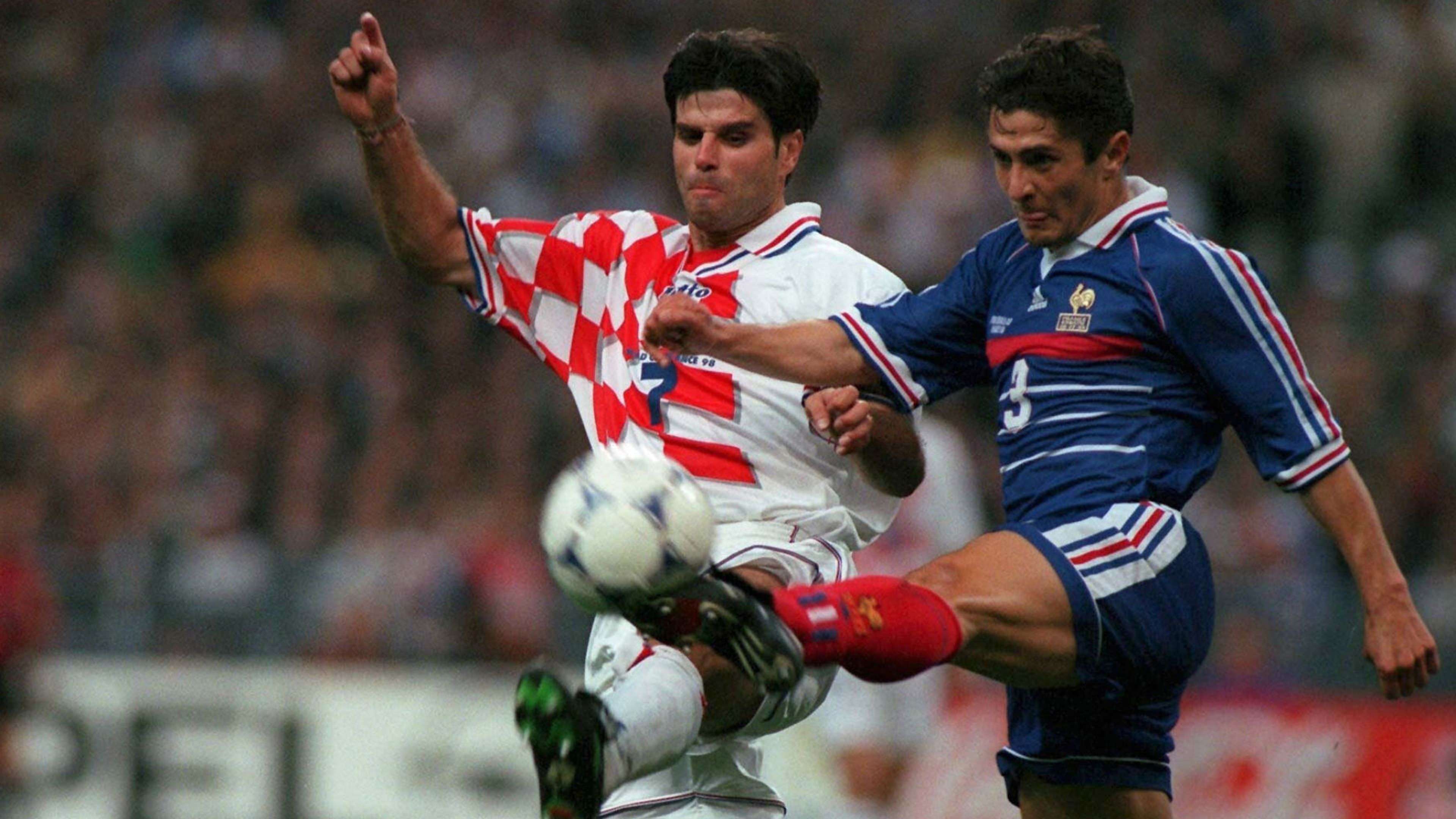 aljosa asanovic bixente lizarazu - france 2 croatia 1 - world cup 1998