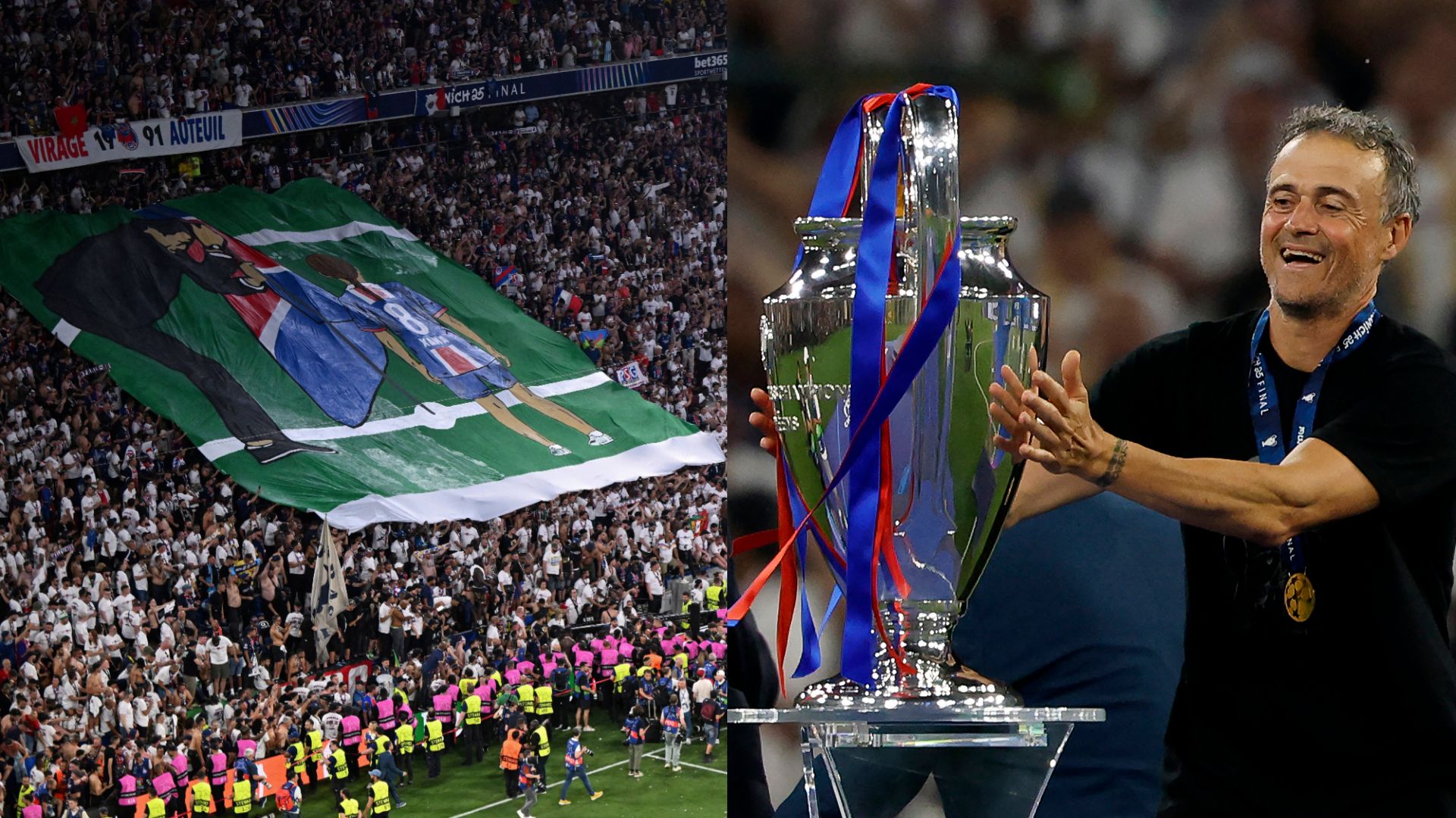 GFX PSG fans Luis Enrique Xana