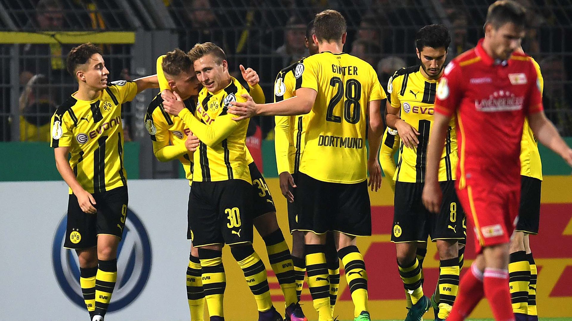 Borussia Dortmund Union Berlin DFB Pokal 26102016