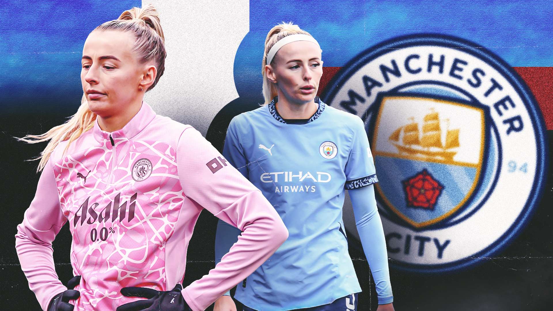 Chloe Kelly Man City GFX