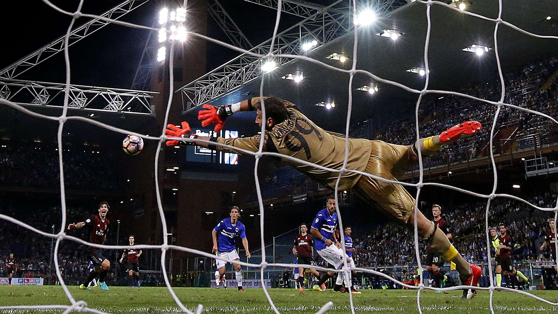 Gianluigi Donnarumma AC Milan Sampdoria Serie A