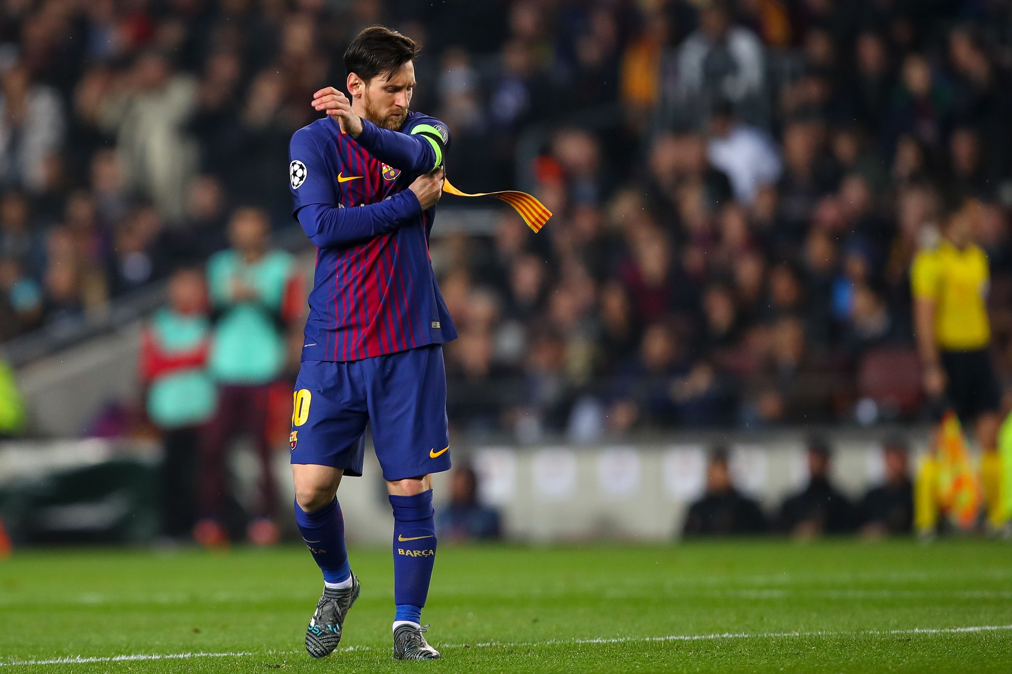 messi capitan barcelona chelsea