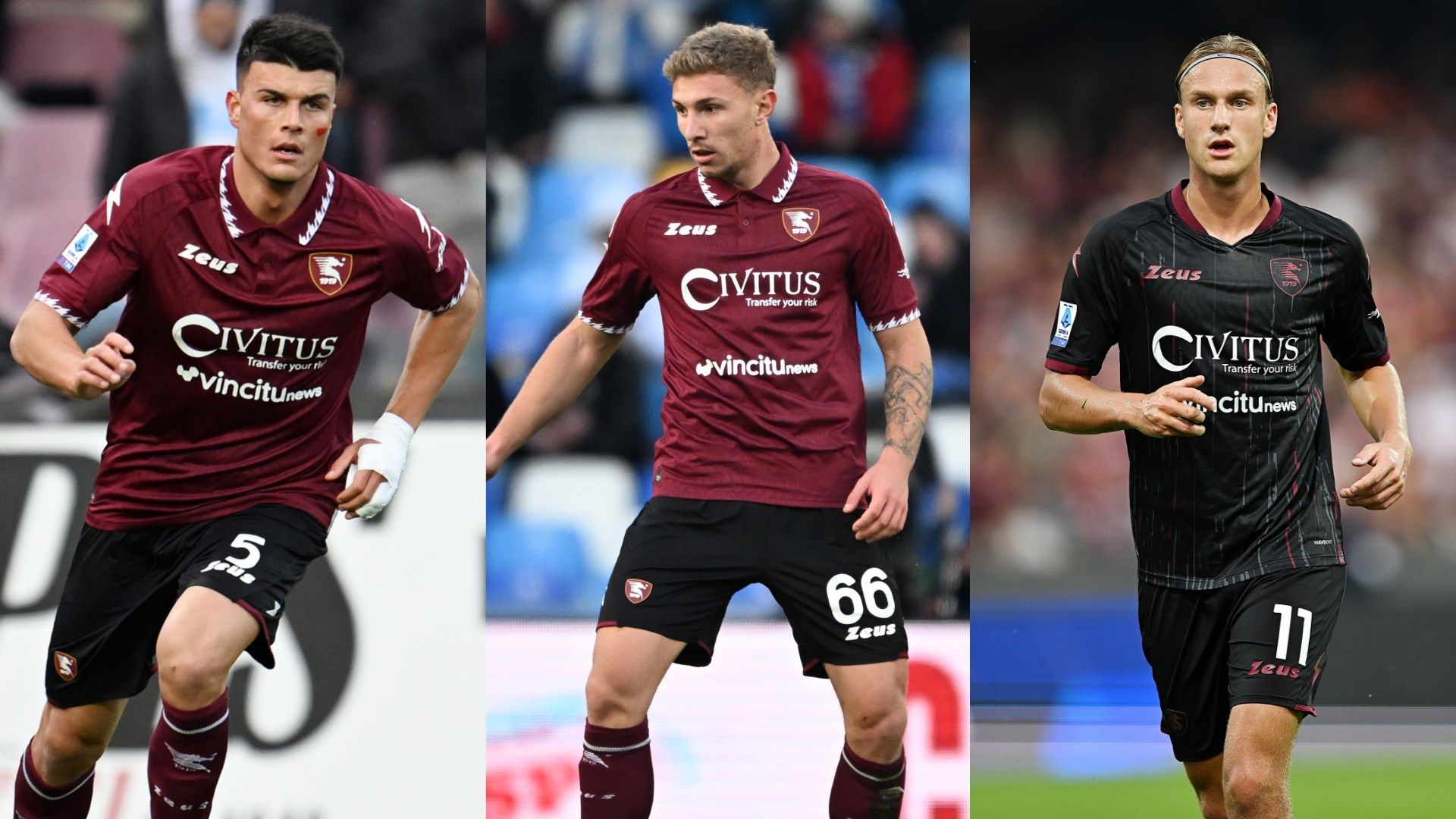 Daniliuc Lovato Botheim Salernitana