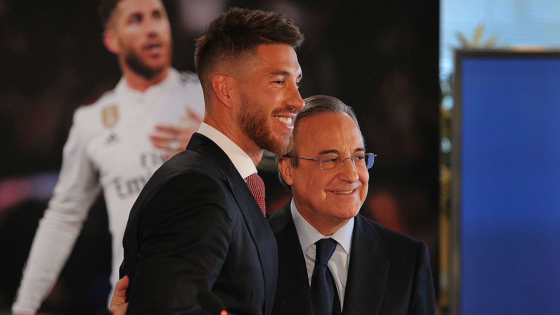 Florentino Perez Sergio Ramos Real Madrid