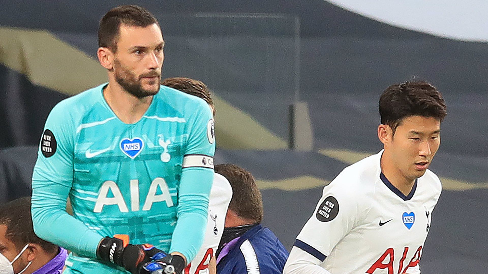 Hugo Lloris Son Heung-min Tottenham