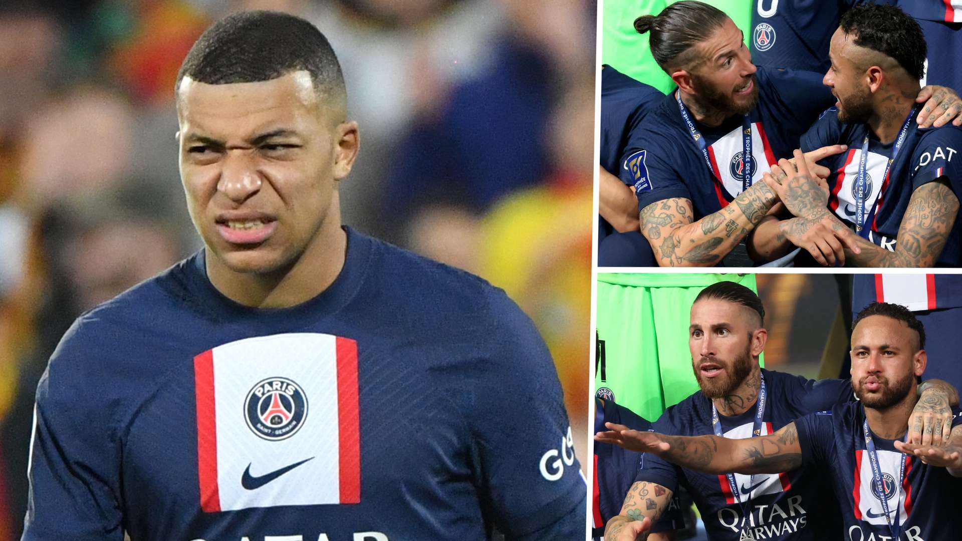 Kylian Mbappe Neymar Sergio Ramos