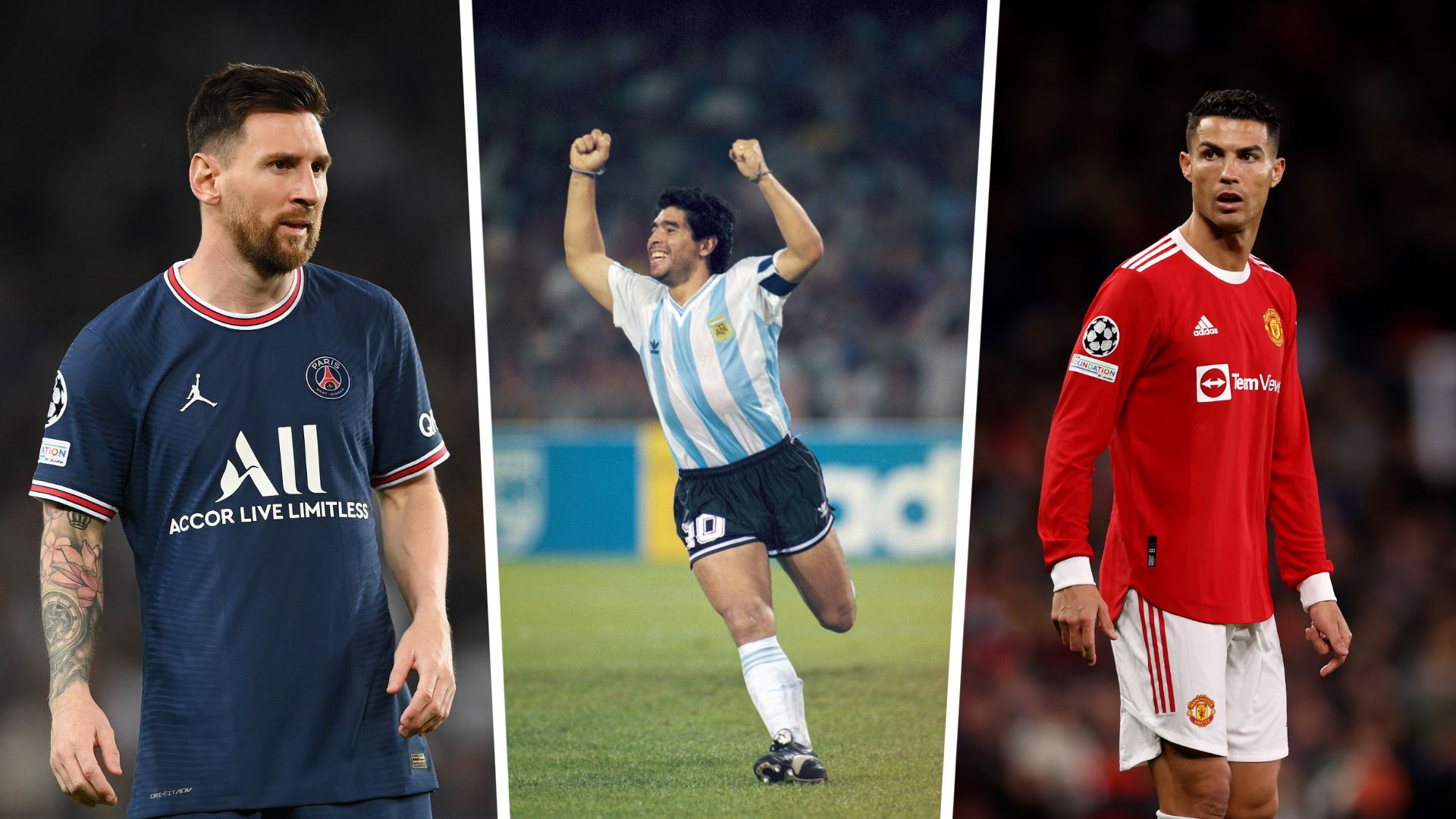 Messi Maradona Ronaldo GFX