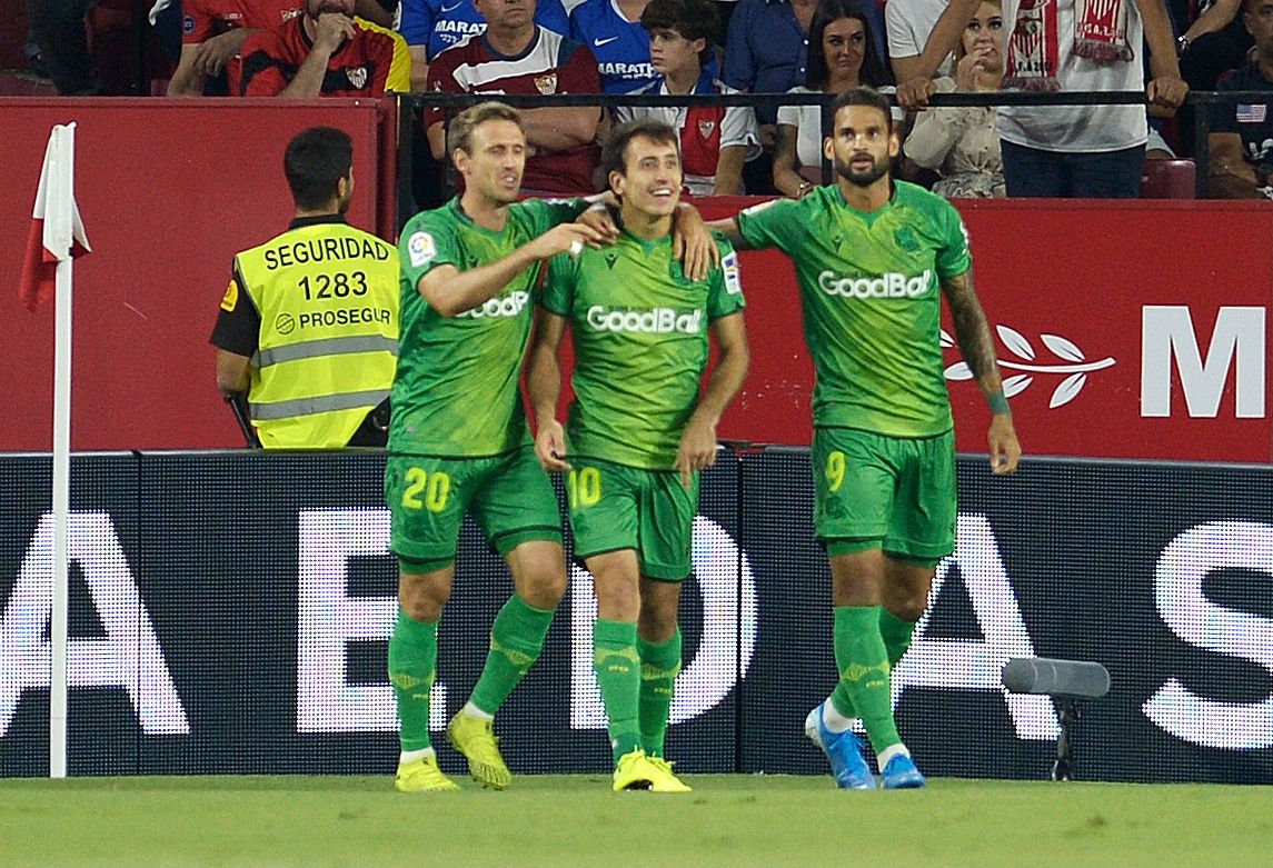 Oyarzabal Odegaard Sevilla Real Sociedad LaLiga