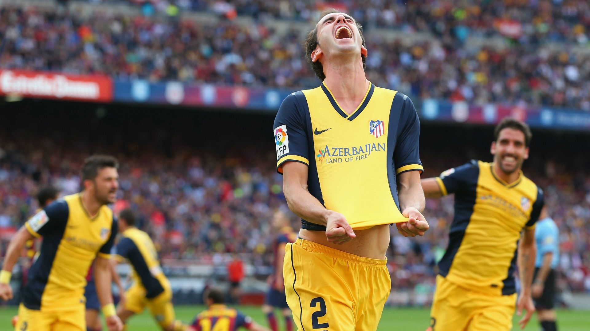 Diego Godin Barcelona Atletico Madrid La Liga 2014