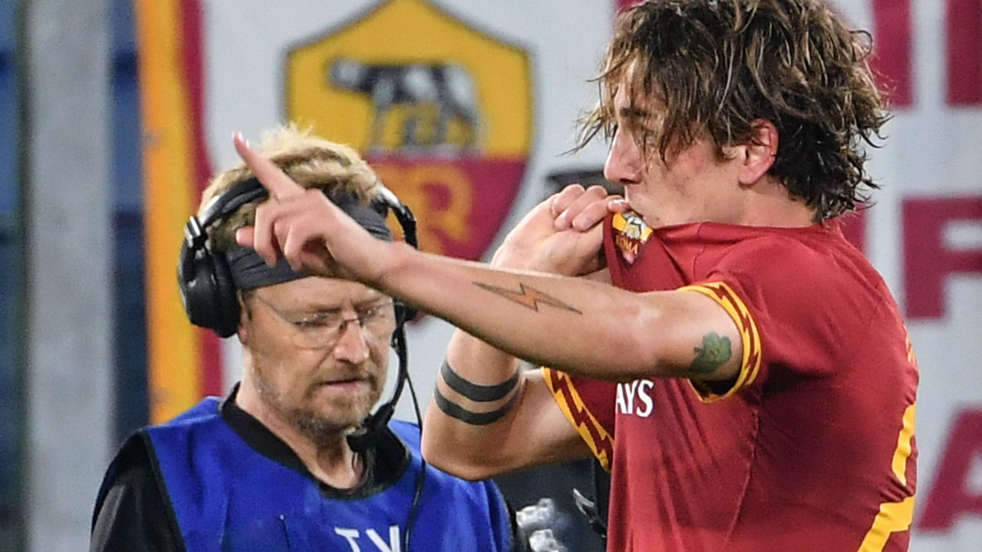 Zaniolo Roma Milan Serie A