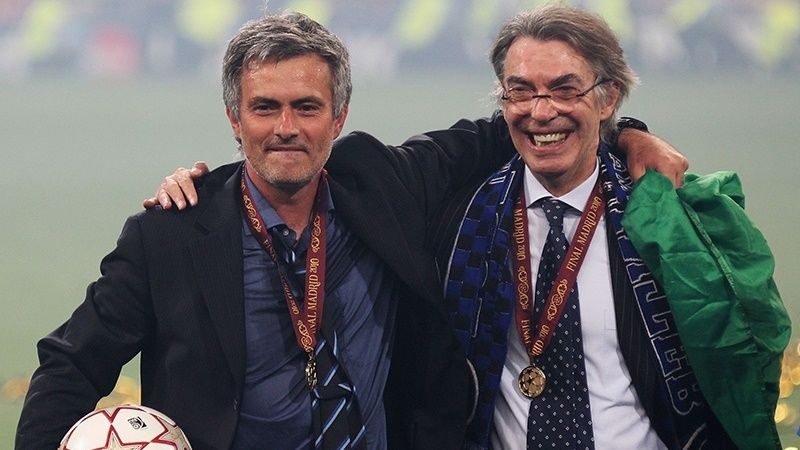 Jose Mourinho - Massimo Moratti | Inter Milan vs Barcelona | UEFA Champions League 2009/10 final