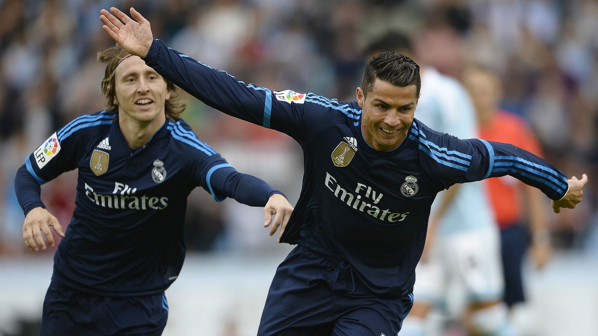 Cristiano Ronaldo Luka Modric Celta Vigo Real Madrid La Liga 24102015