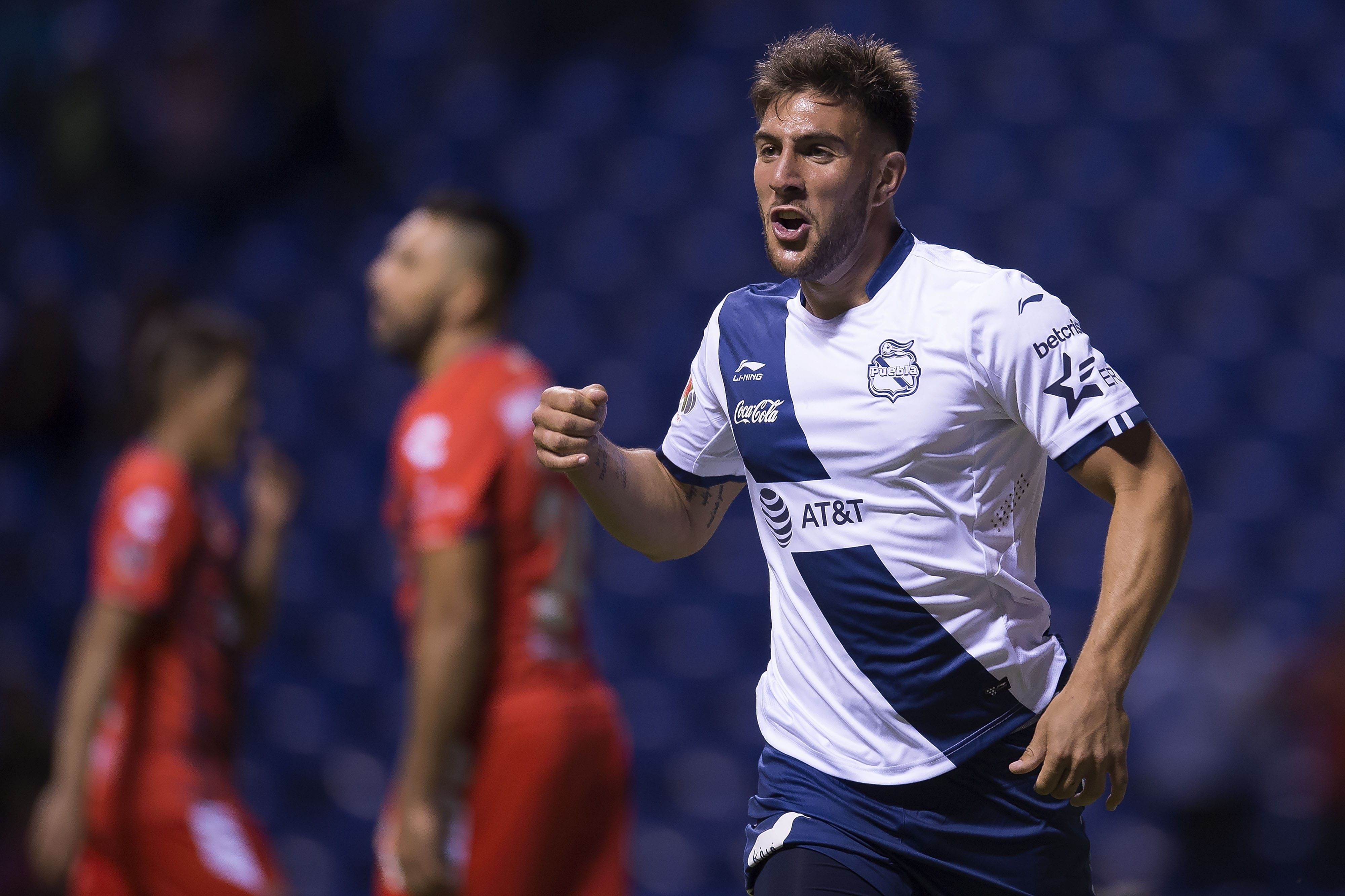 Lucas Cavallini Puebla Festejo