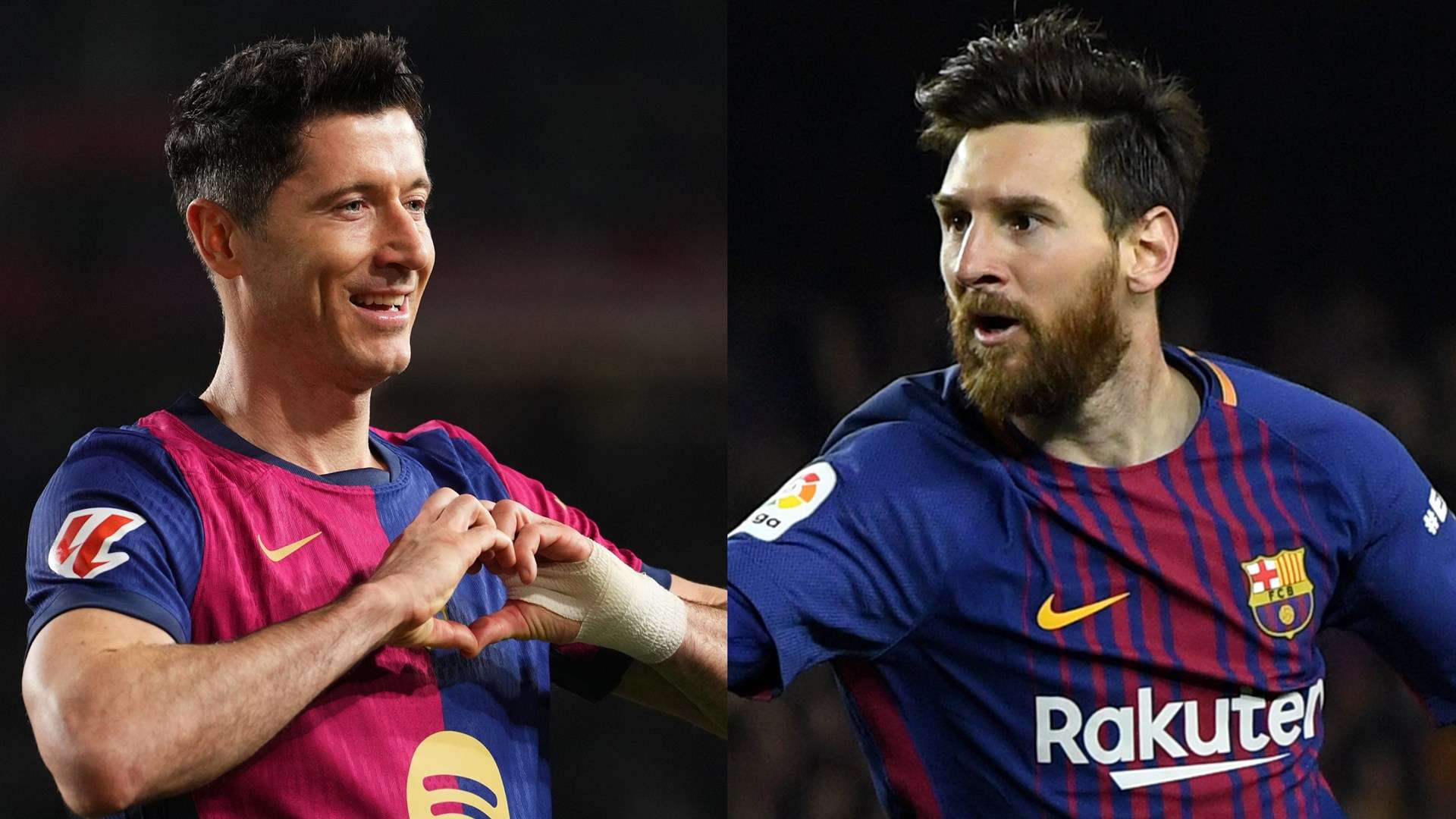 Robert Lewandowski Lionel Messi