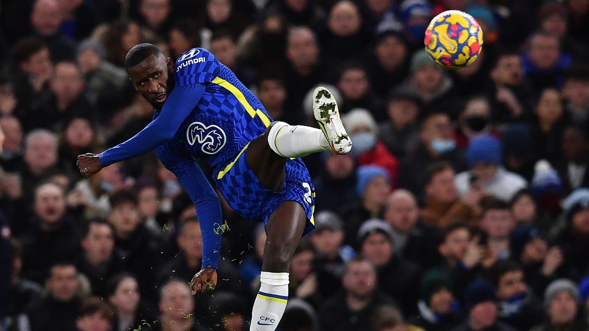 Antonio Rudiger Chelsea vs Man Utd Premier League 2021-22