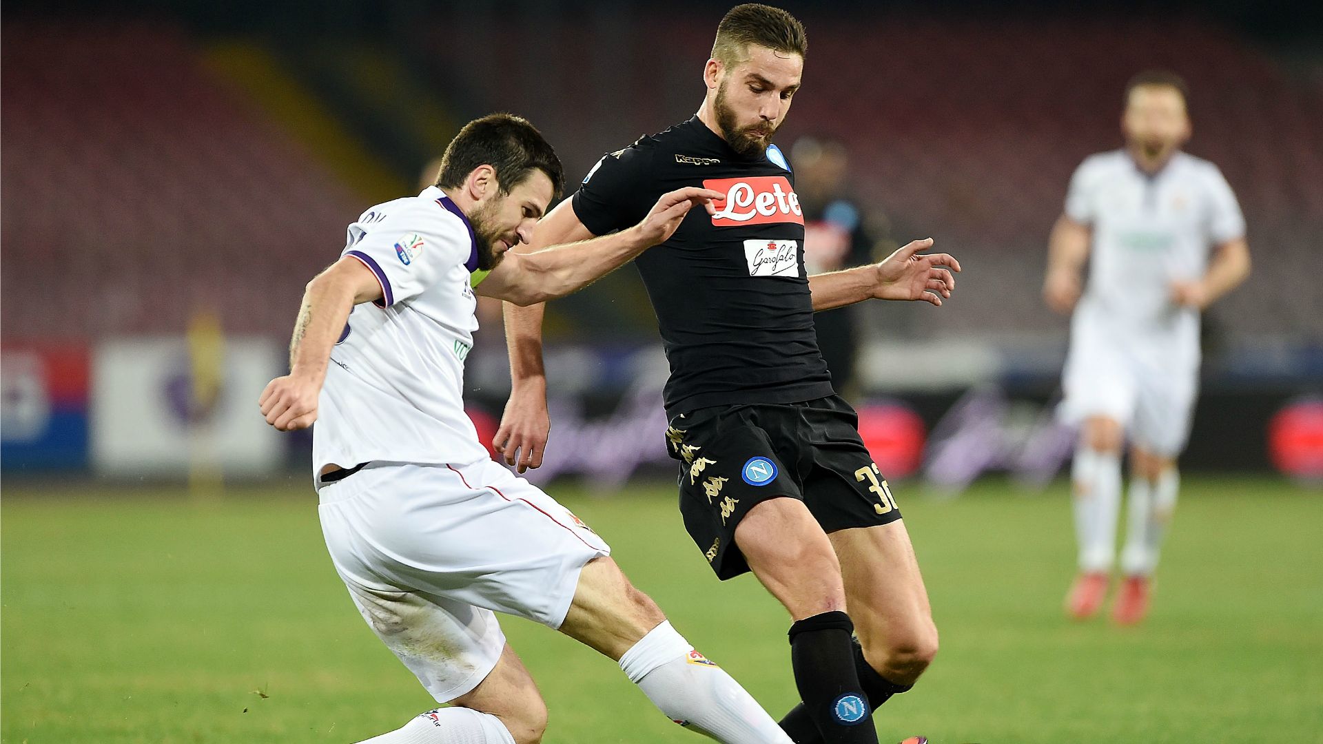 Leonardo Pavoletti Napoli Fiorentina Coppa Italia