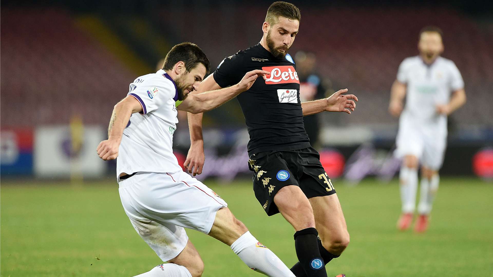 Leonardo Pavoletti Napoli Fiorentina Coppa Italia