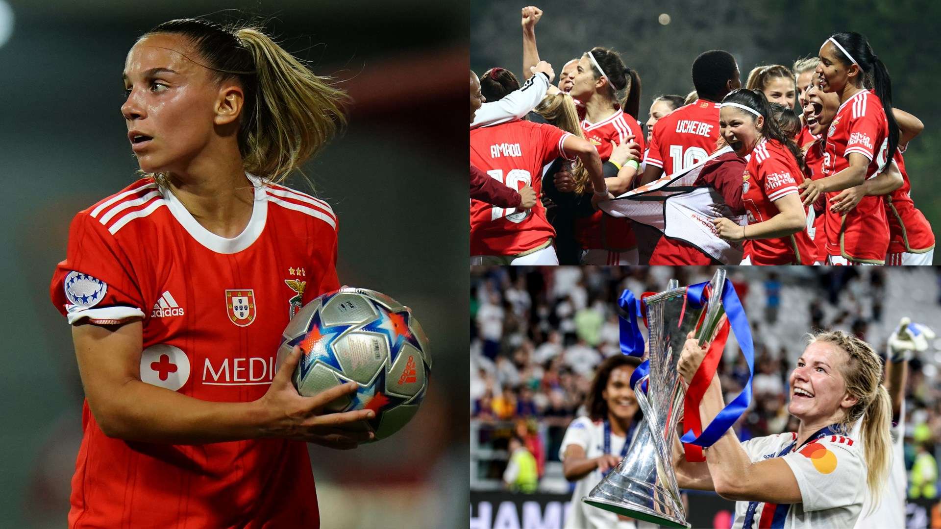 Lucia Alves Benfica Lyon UWCL composite