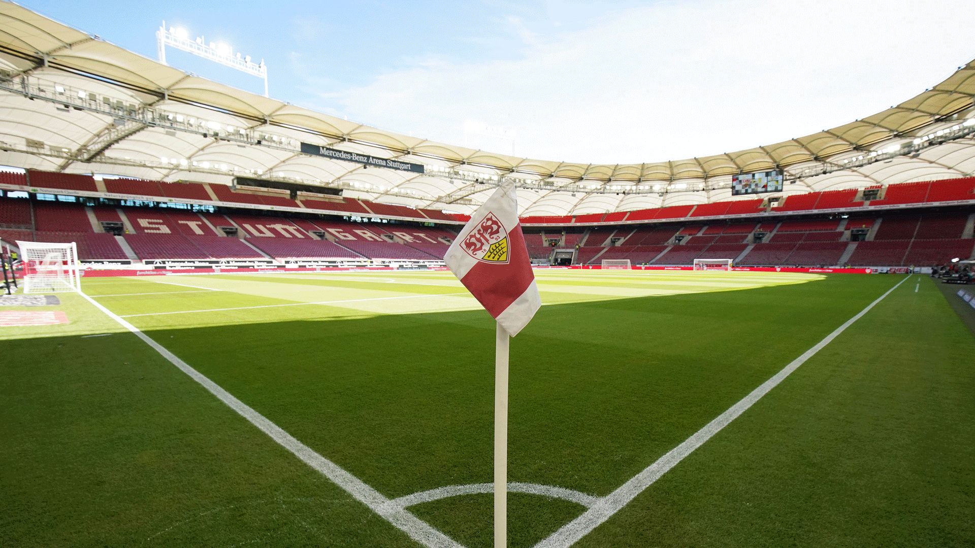 mercedes benz arena view stuttgart