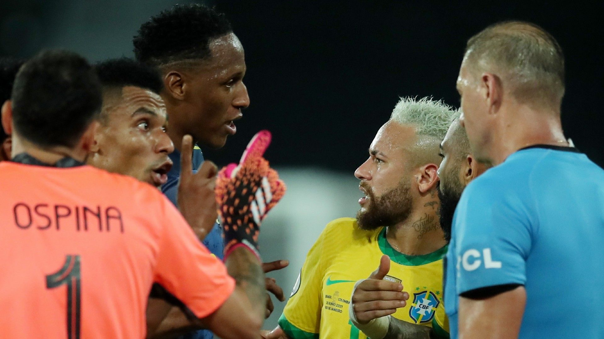 Brasil Colombia Pitana Copa America 23062021