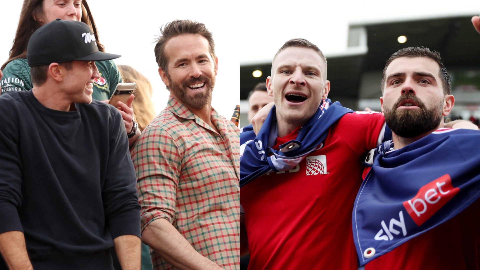 Rob McElhenney Ryan Reynolds Paul Mullin Elliott Lee Wrexham