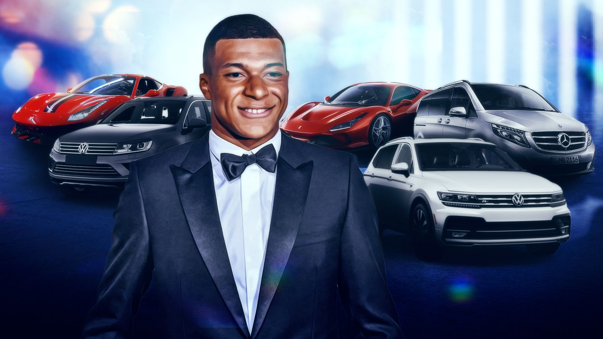 Kylian Mbappe cars