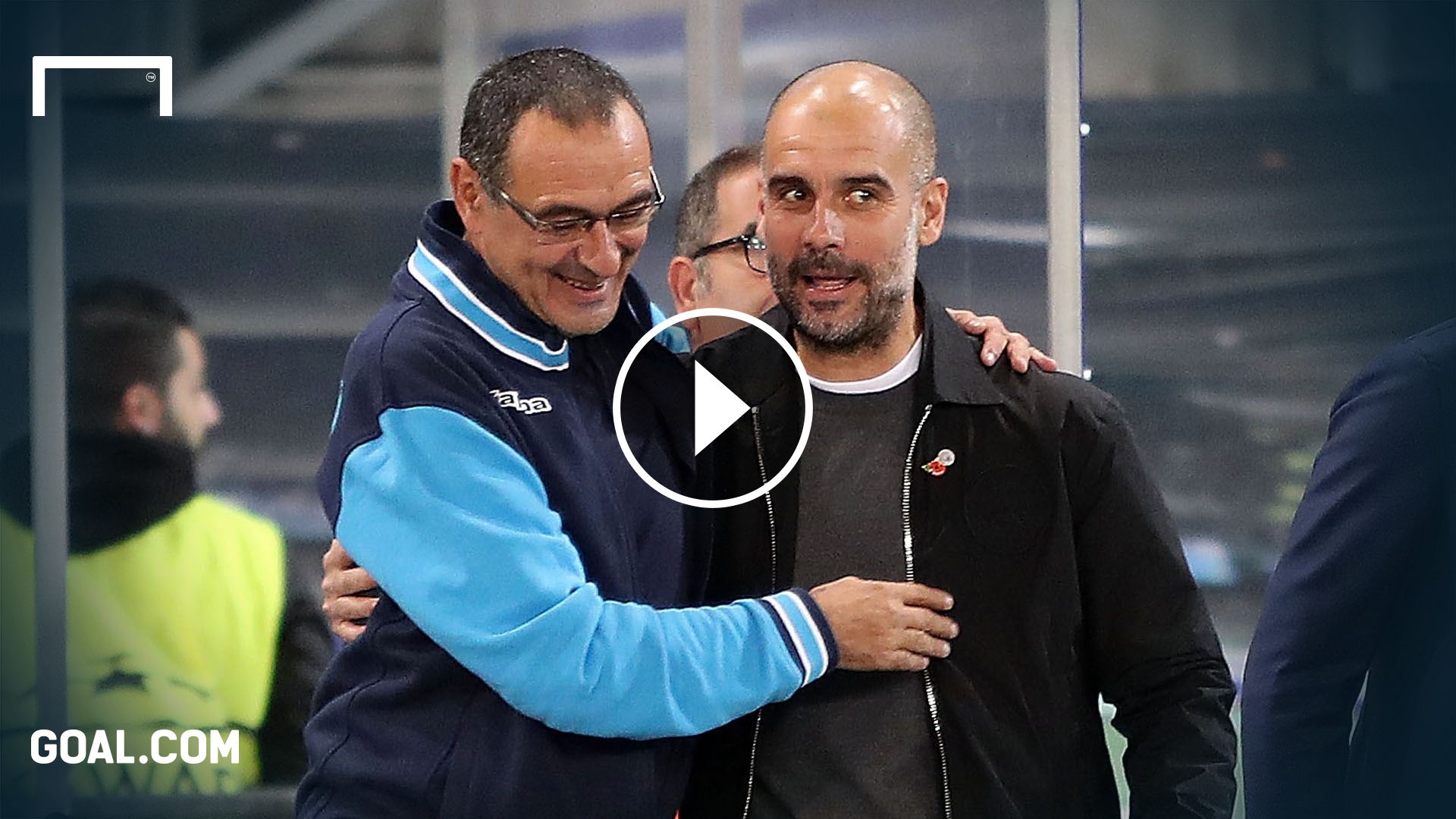 Maurizio Sarri Pep Guardiola November 2017