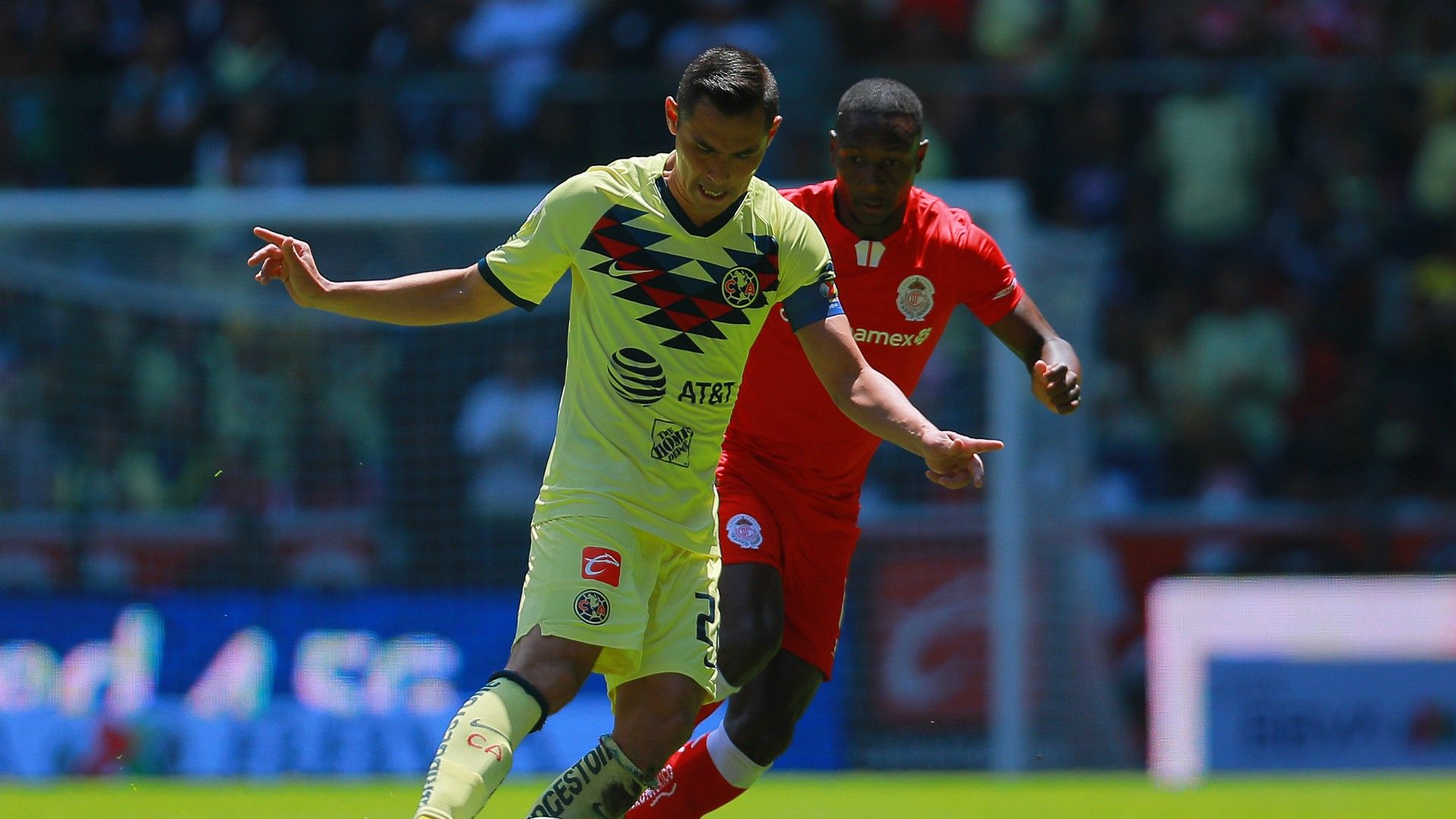 Toluca América Paul Aguilar Anibal Chalá