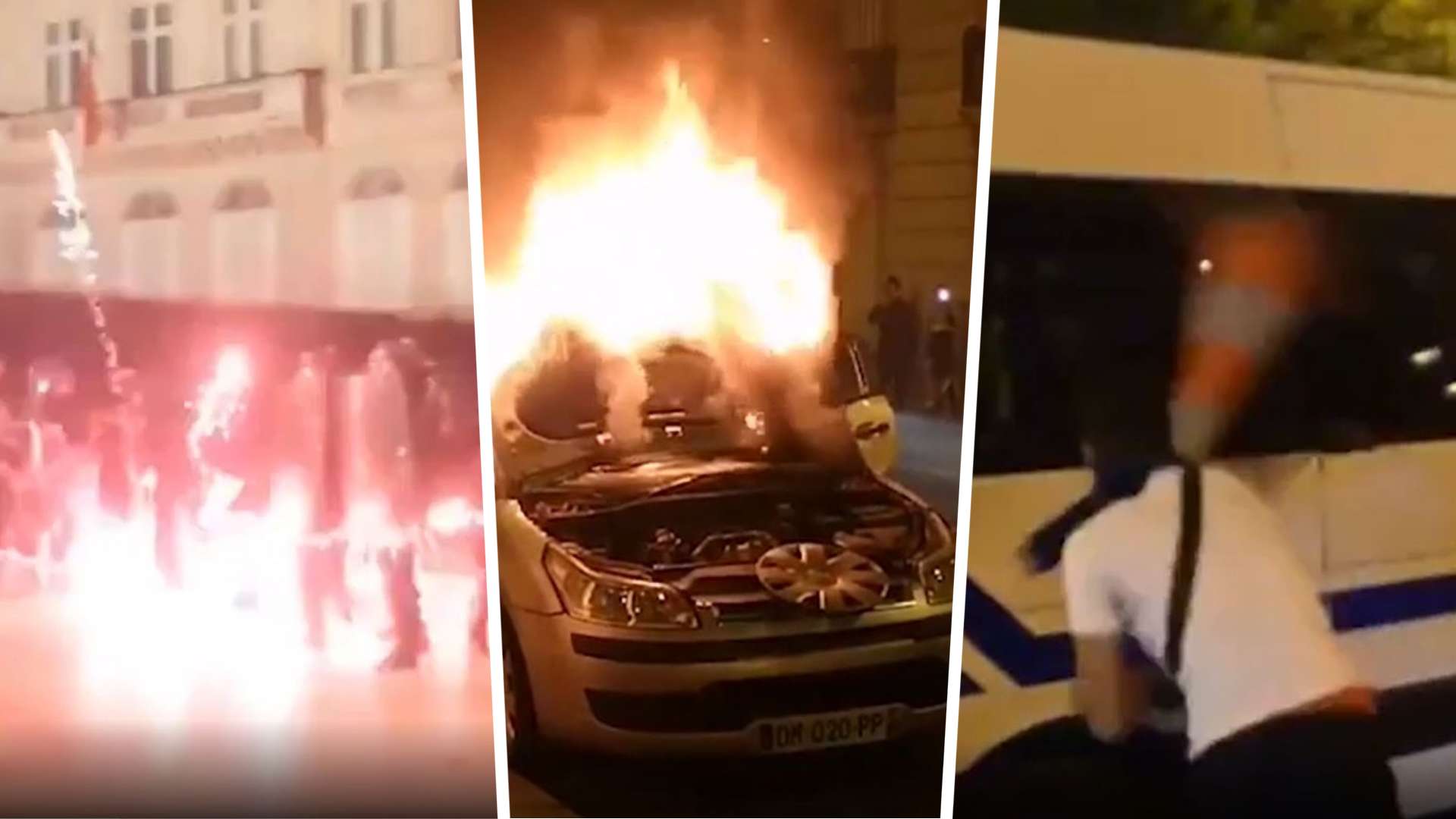 PARIS CL FINALE AUSSCHREITUNGEN GFX