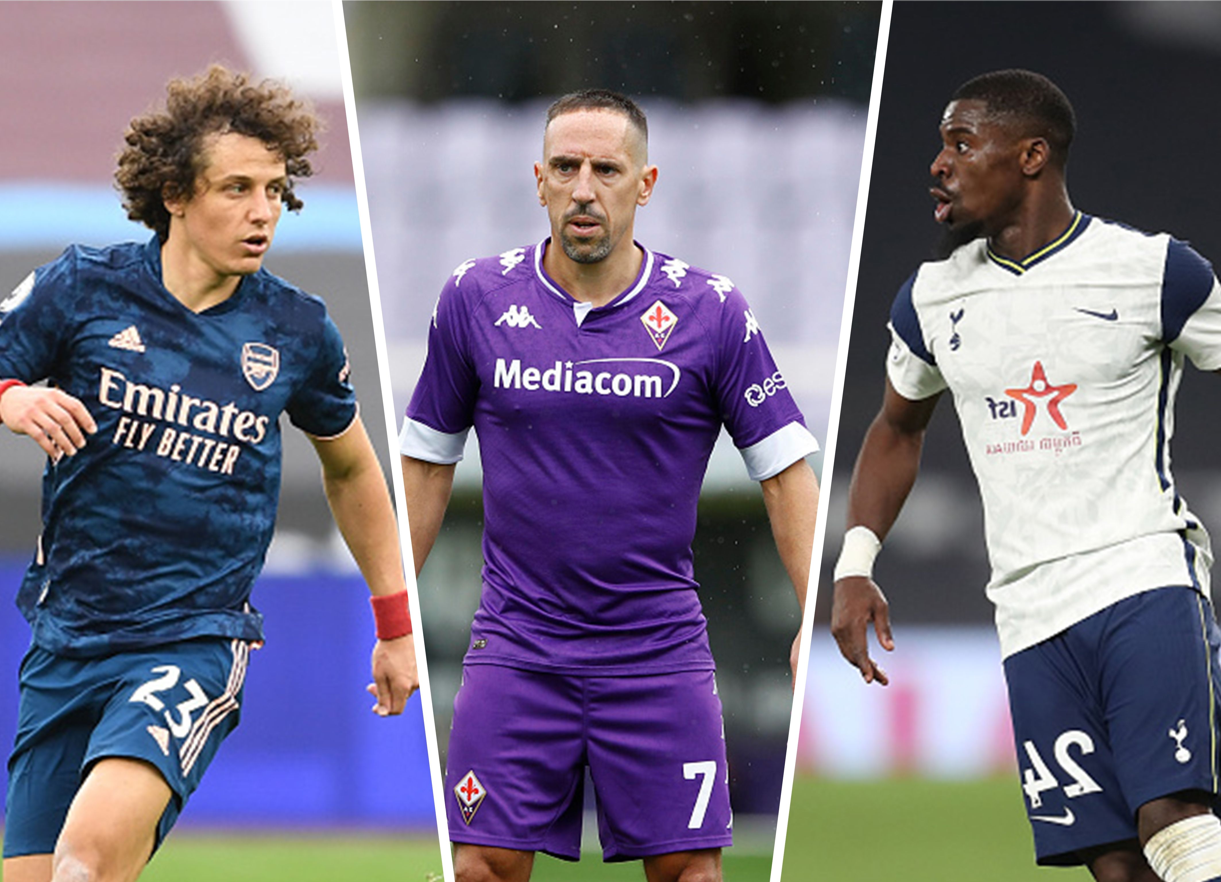David Luiz - Franck Ribery - Serge Aurier
