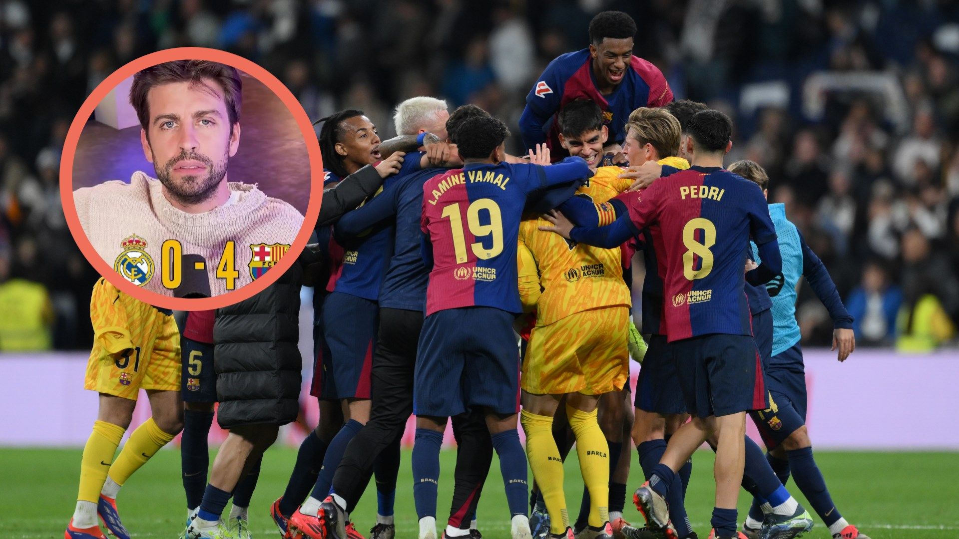 Real Madrid Barcellona Pique