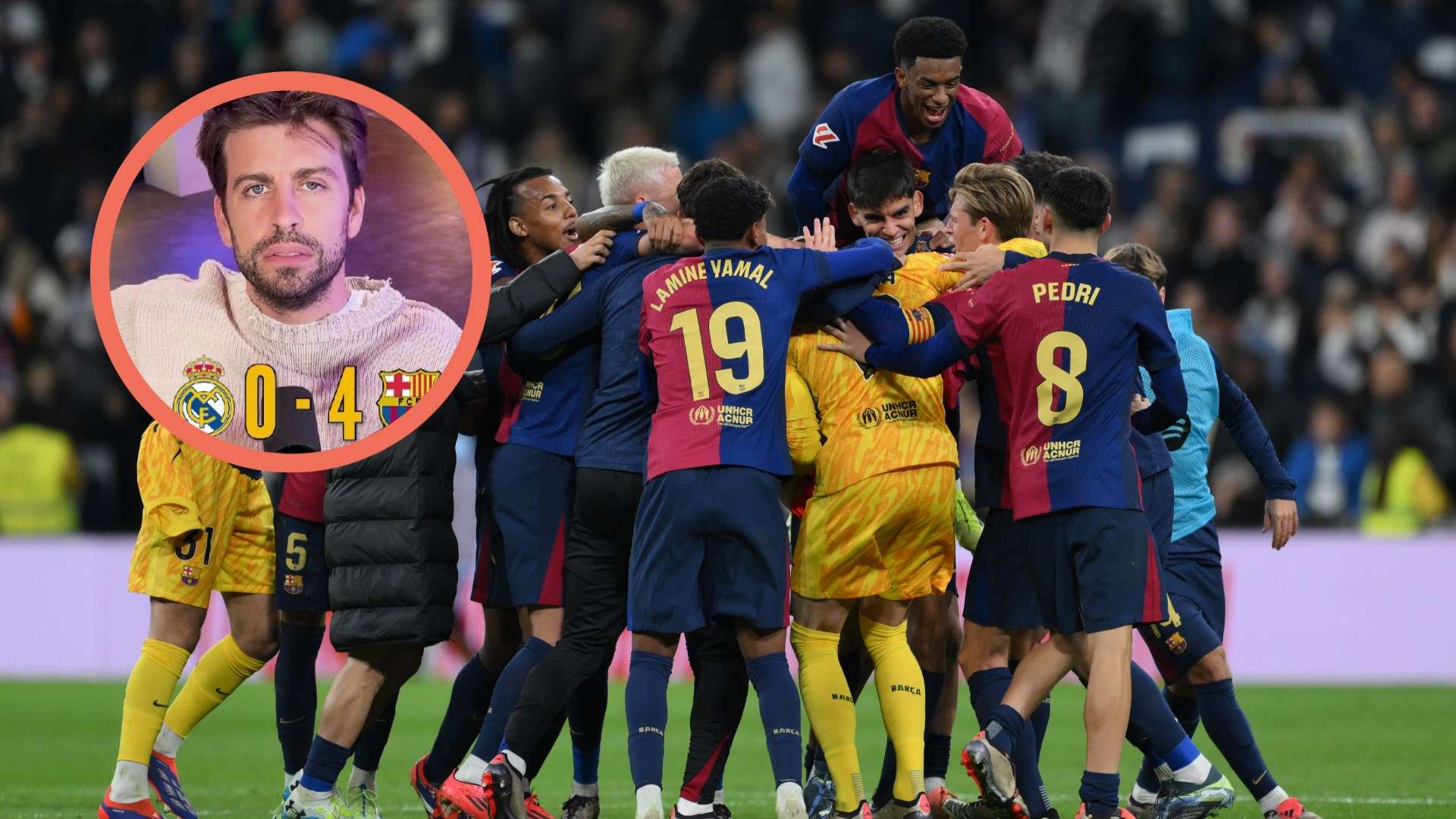 Real Madrid Barcellona Pique