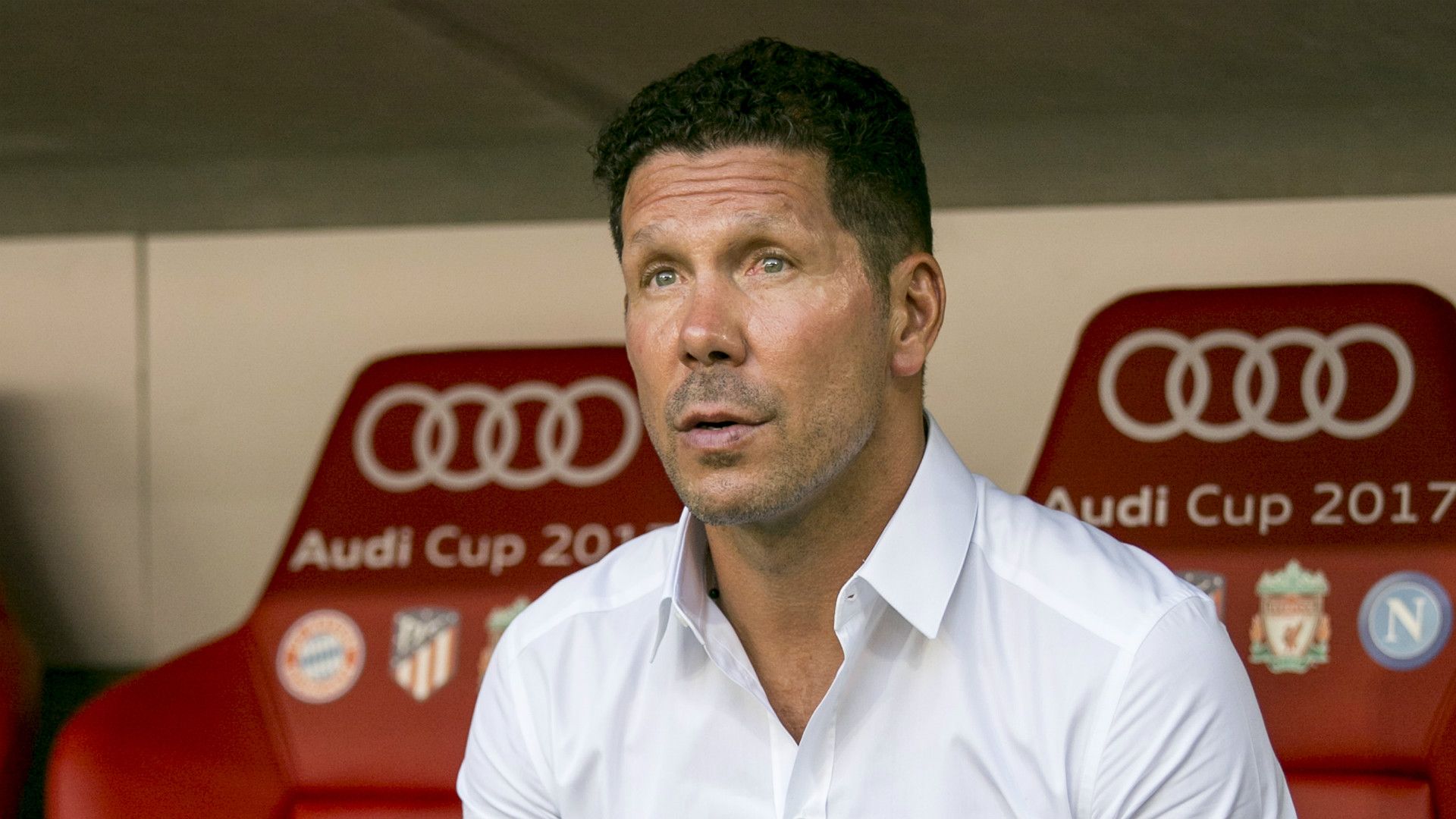 Diego Simeone Atletico Madrid Napoli Audi Cup