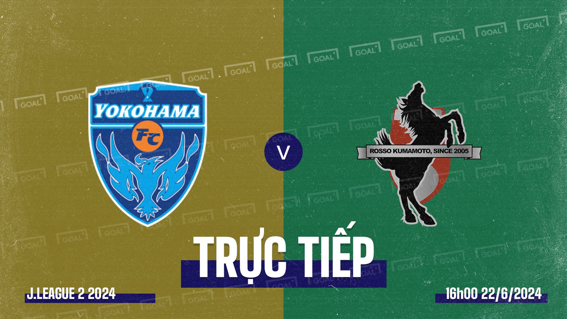 Yokohama FC vs Roasso Kumamoto J.League 2 2024 GFX