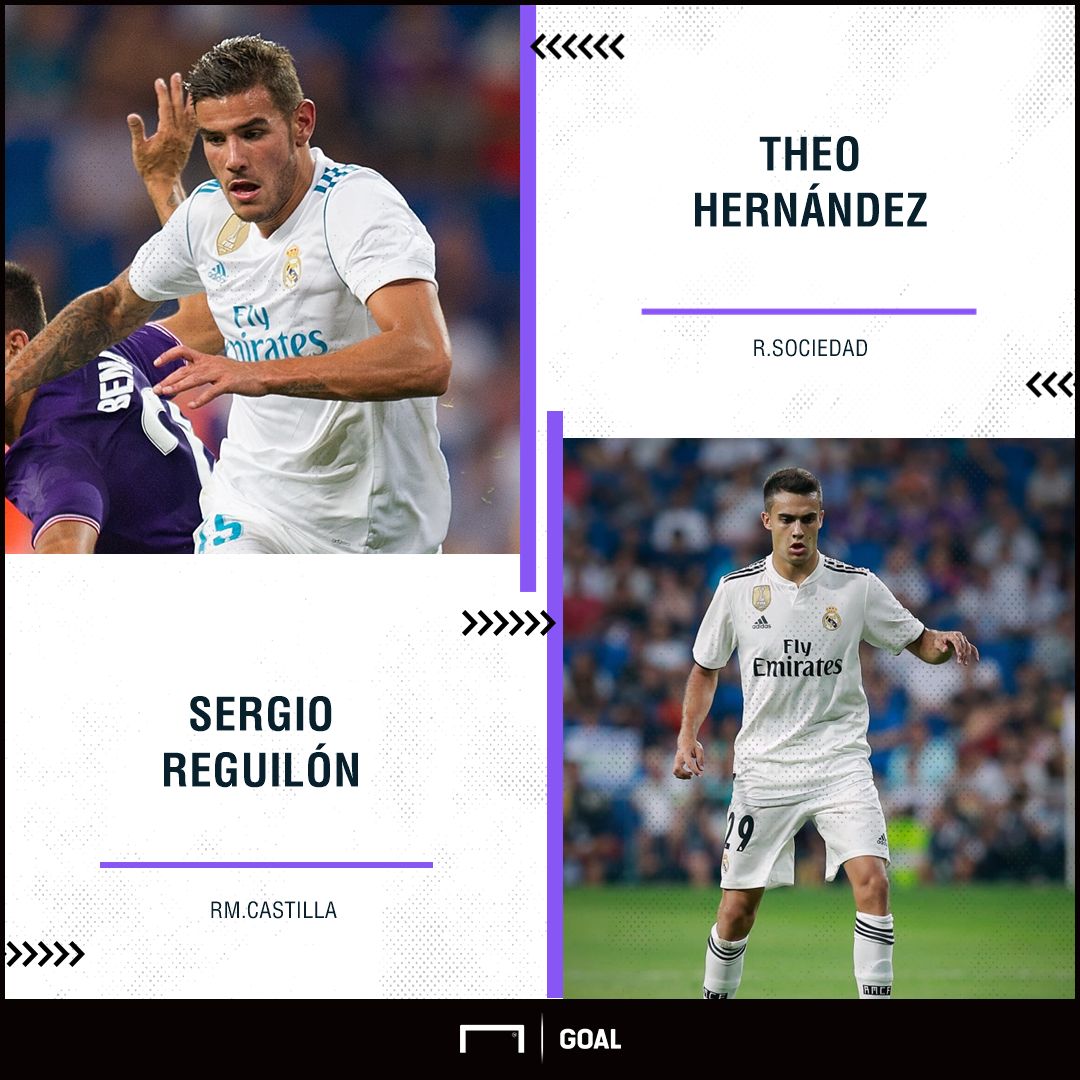 GFX  Info Real Madrid transfers in summer 2018: Theo Hernandez and Reguilon