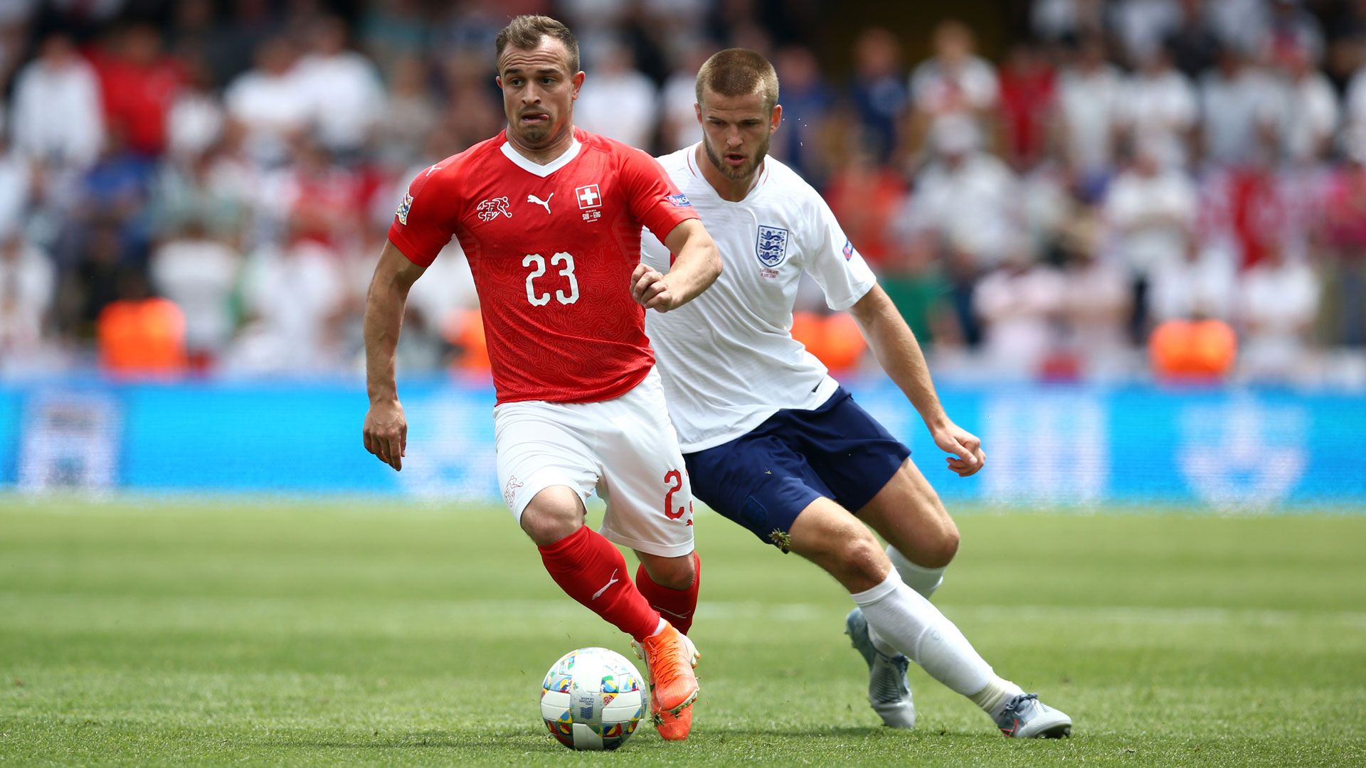 xherdan shaqiri schweiz englandnations league eric dier 2019