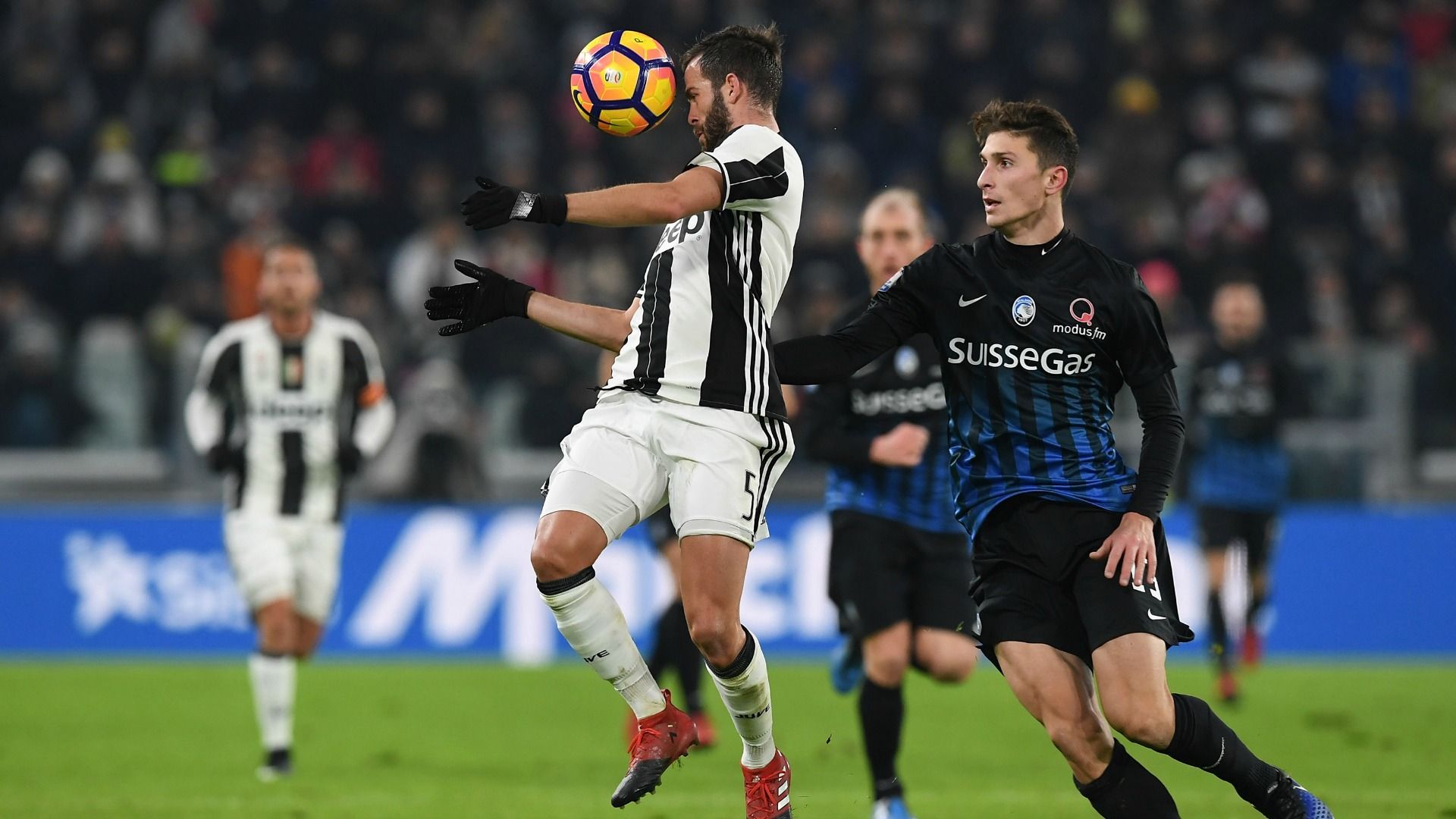 Miralem Pjanic Mattia Caldara Juventus Atalanta Coppa Italia