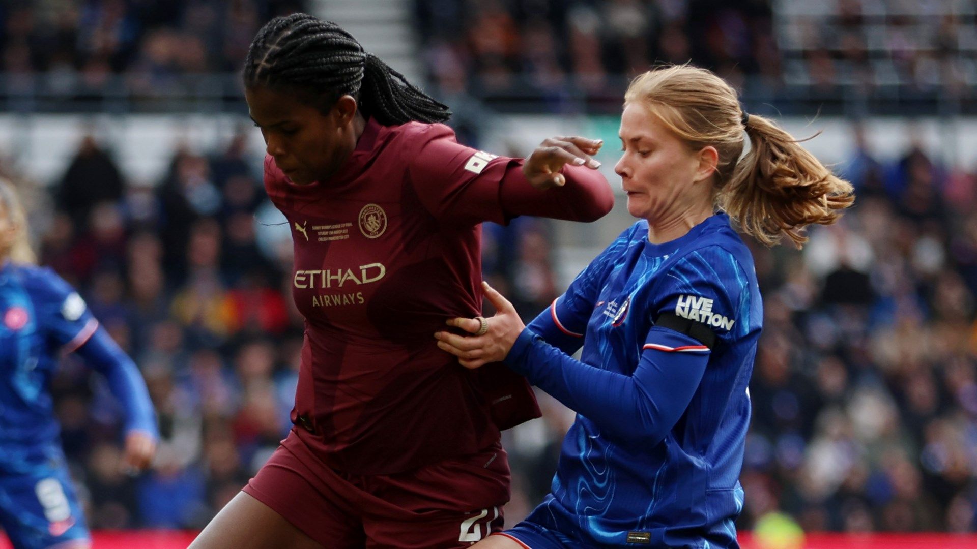 Khadija Shaw Sjoeke Nusken Man City Chelsea Women 2024-25