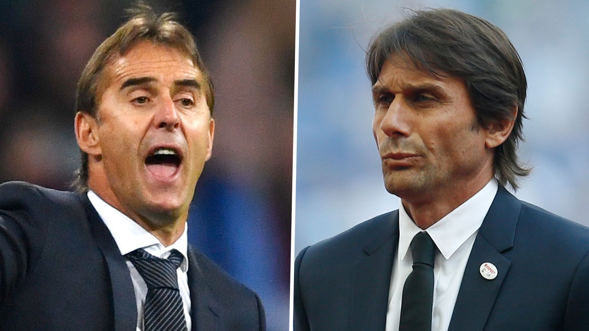 Julen Lopetegui Antonio Conte Real Madrid Chelsea 2018