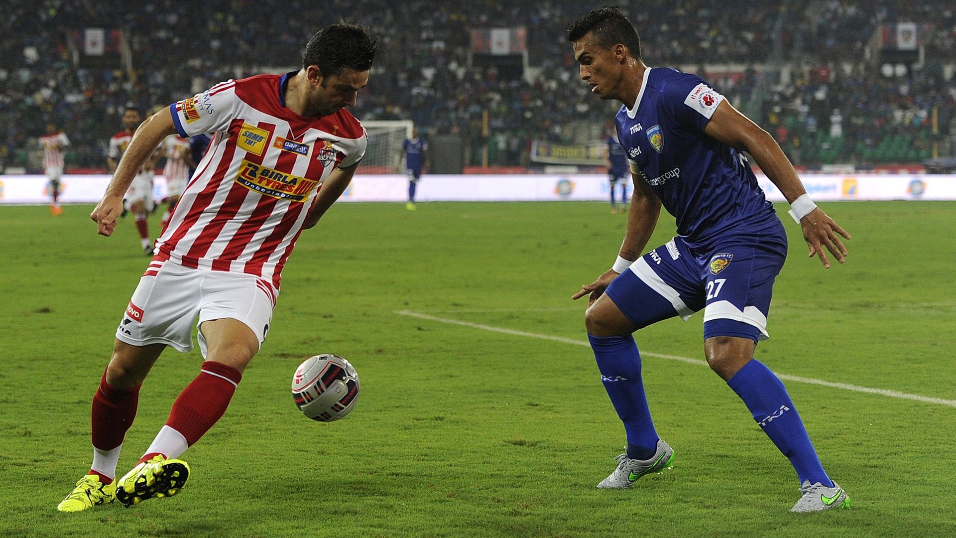 Helder Postiga Mailson Alves Atletico de Kolkata Chennaiyin FC ISL Season 2