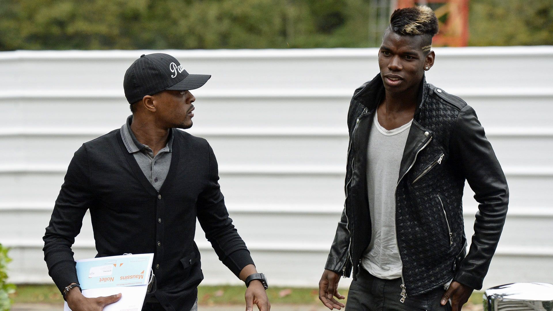 Patrice Evra Paul Pogba 06102014
