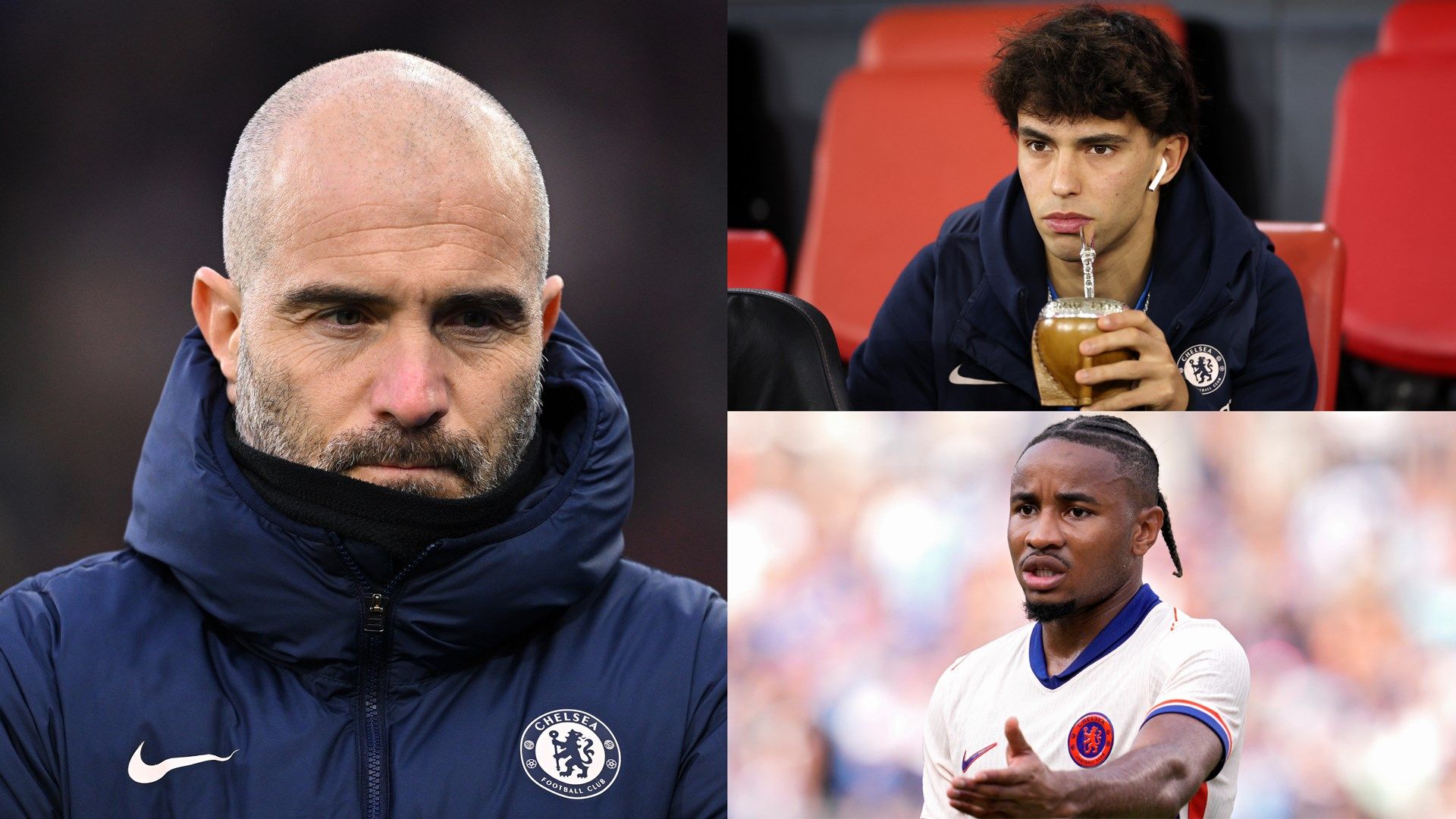 Enzo Maresca Joao Felix Christopher Nkuknu Chelsea