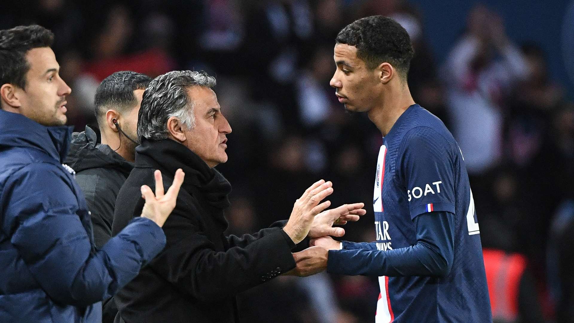 Christophe Galtier Hugo Ekitike PSG Angers Ligue 1 2022-23