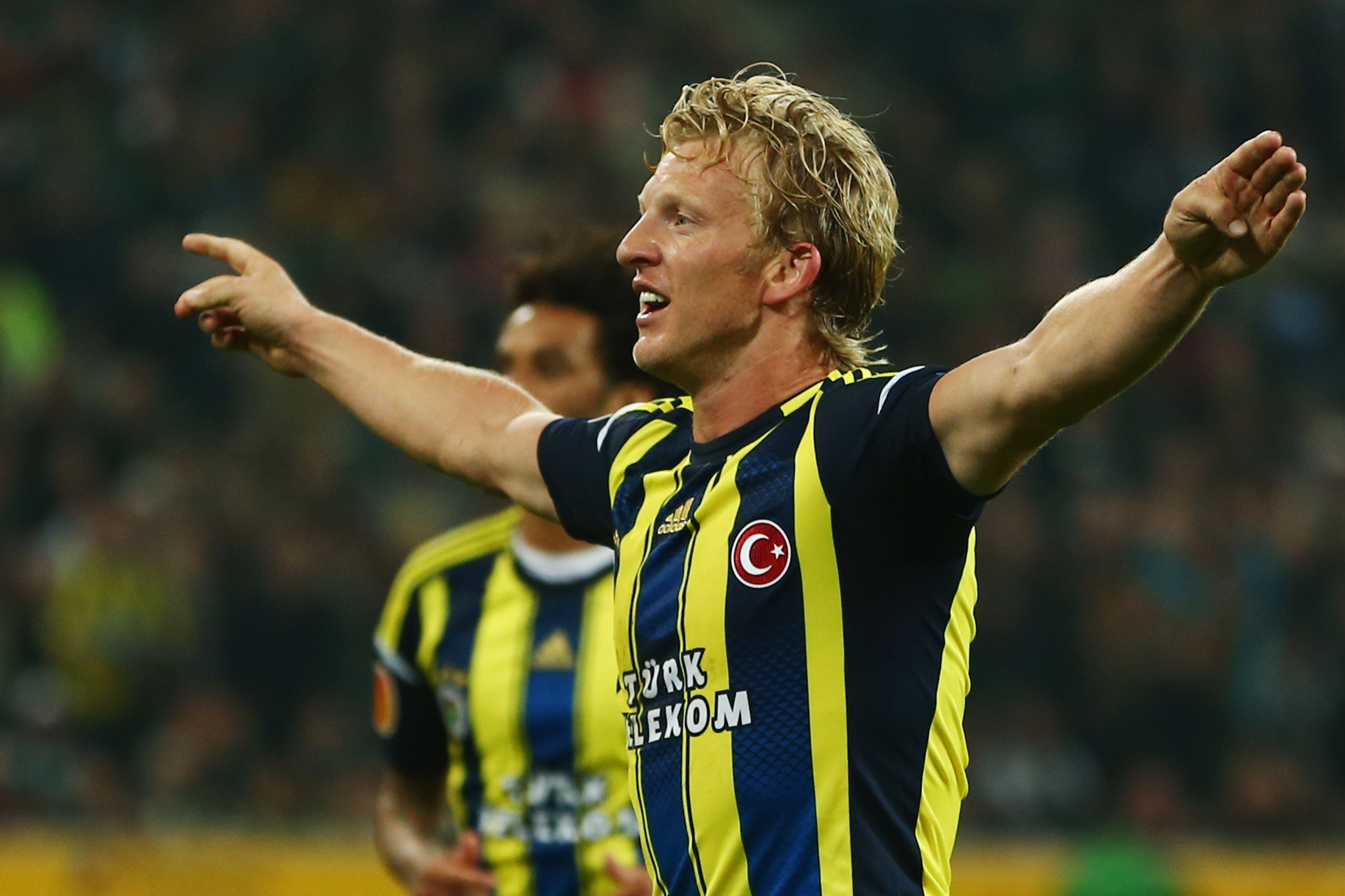 Fenerbahce forward Dirk Kuyt